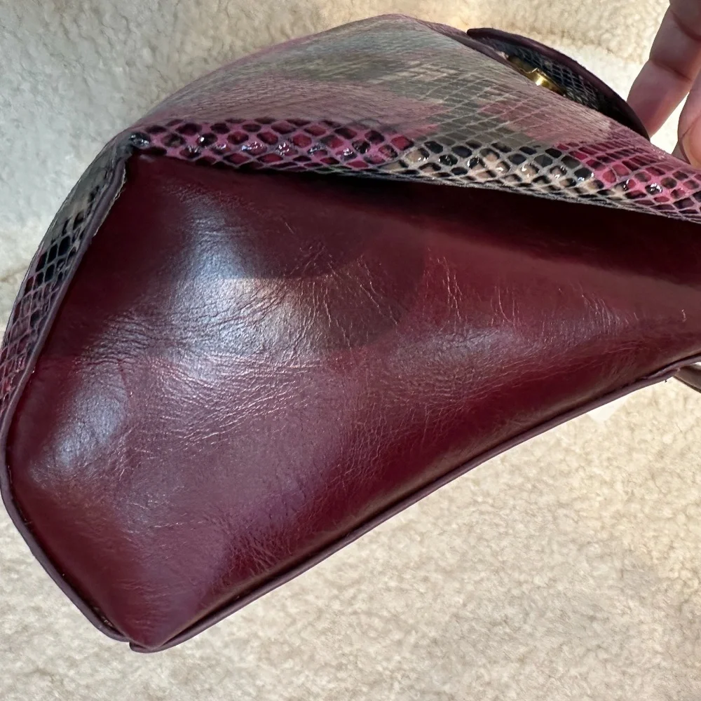 HOBO Heidi Small Crossbody Bag Purse Leather Straps Mosaic Sn Classic‎ N… - Picture 5 of 11